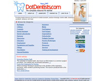 Tablet Screenshot of dotdentists.com
